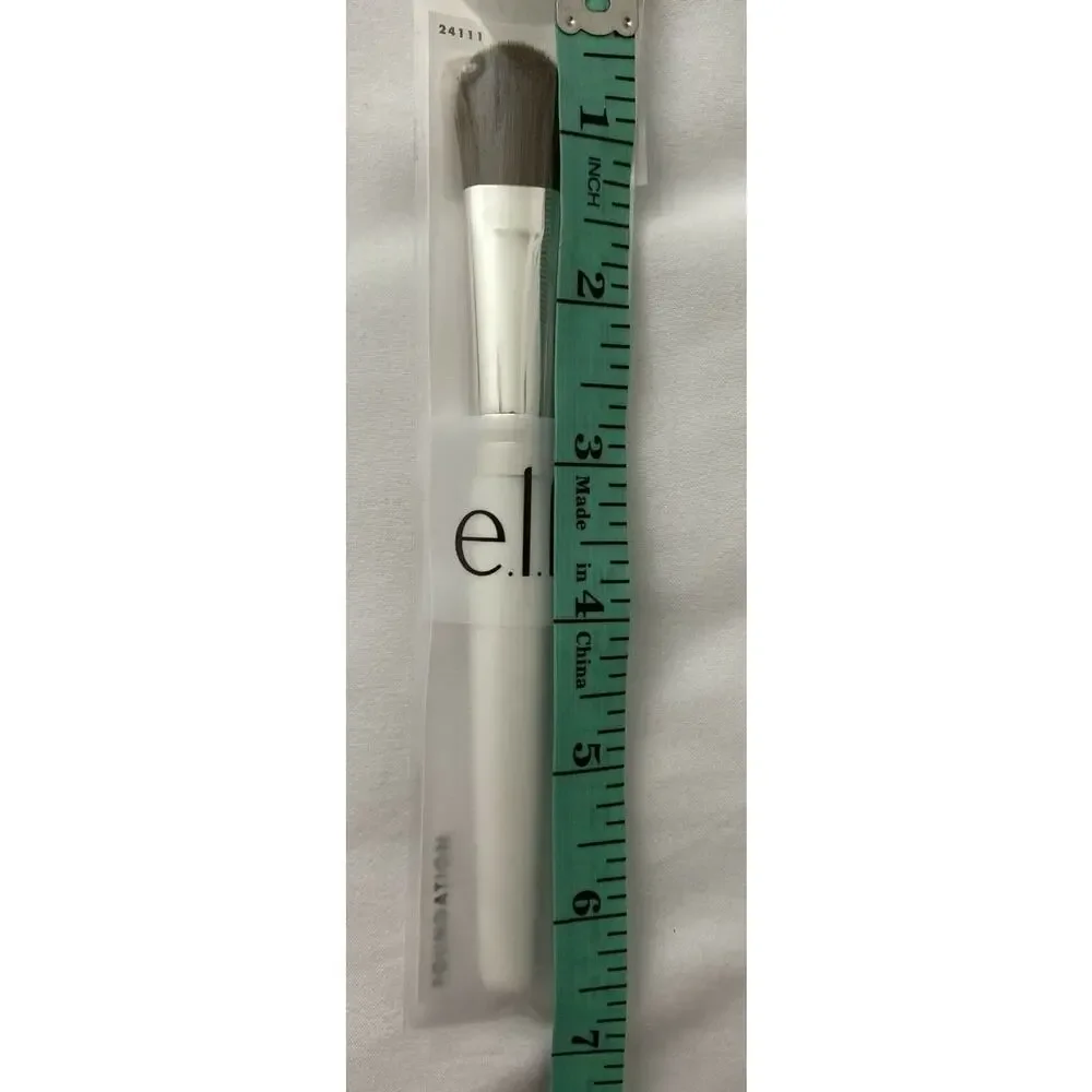 e.l.f. Foundation Brush Set of 2 Cruelty Free Vegan New in Box
